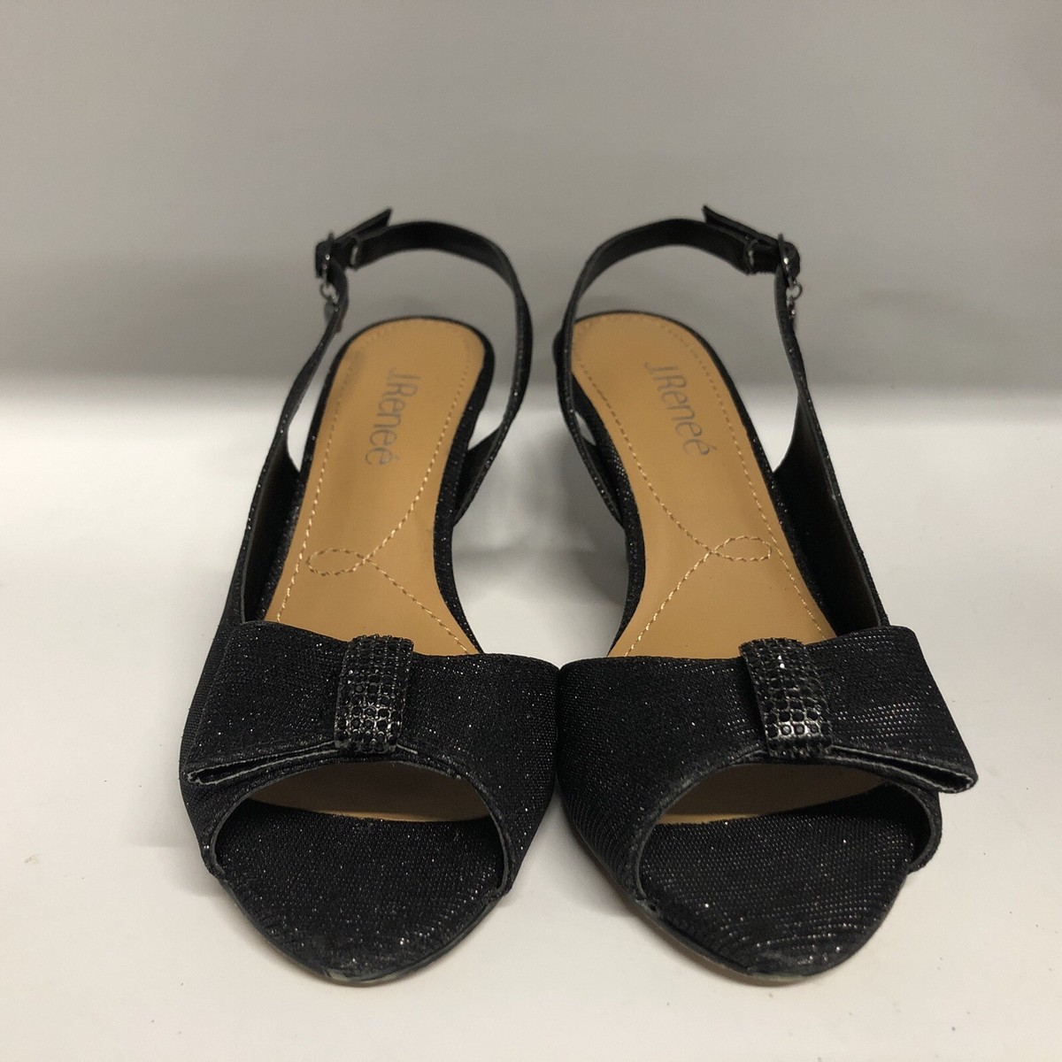 J. Renee Ferryanne Pump Black Women's Size 7.5 | eBay