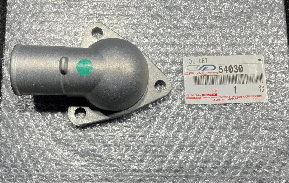 84-87 TOYOTA PICKUP 2.4 MOTOR DIÉSEL REFRIGERANTE TERMOSTATO CARCASA FABRICANTE ORIGINAL NUEVO Foto 2 de 4