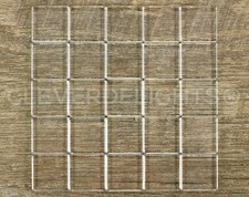100 Square Glass Tiles - 1 Inch Clear - Craft Necklaces Pendant Cabochon 1" 25mm