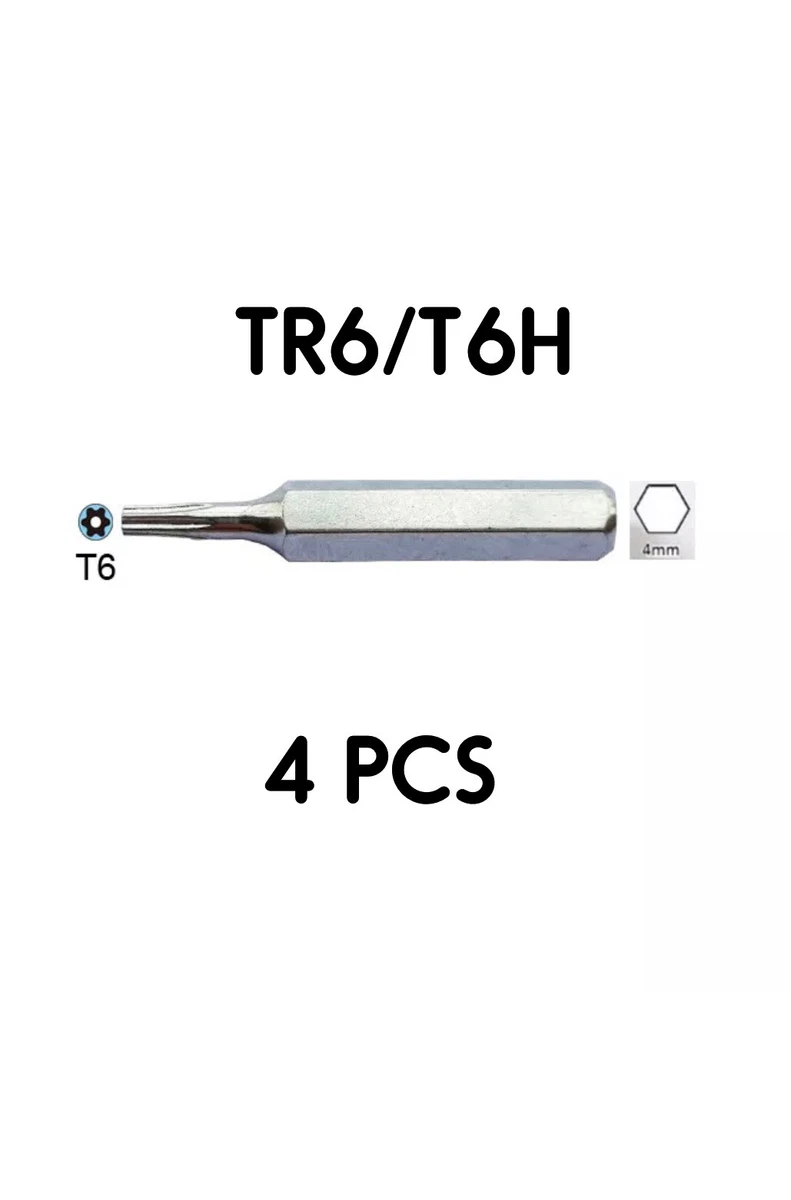 4Cr V T6H Torx TR6 Security Screwdriver Bit Opening for Apple Mac mini Late 2014
