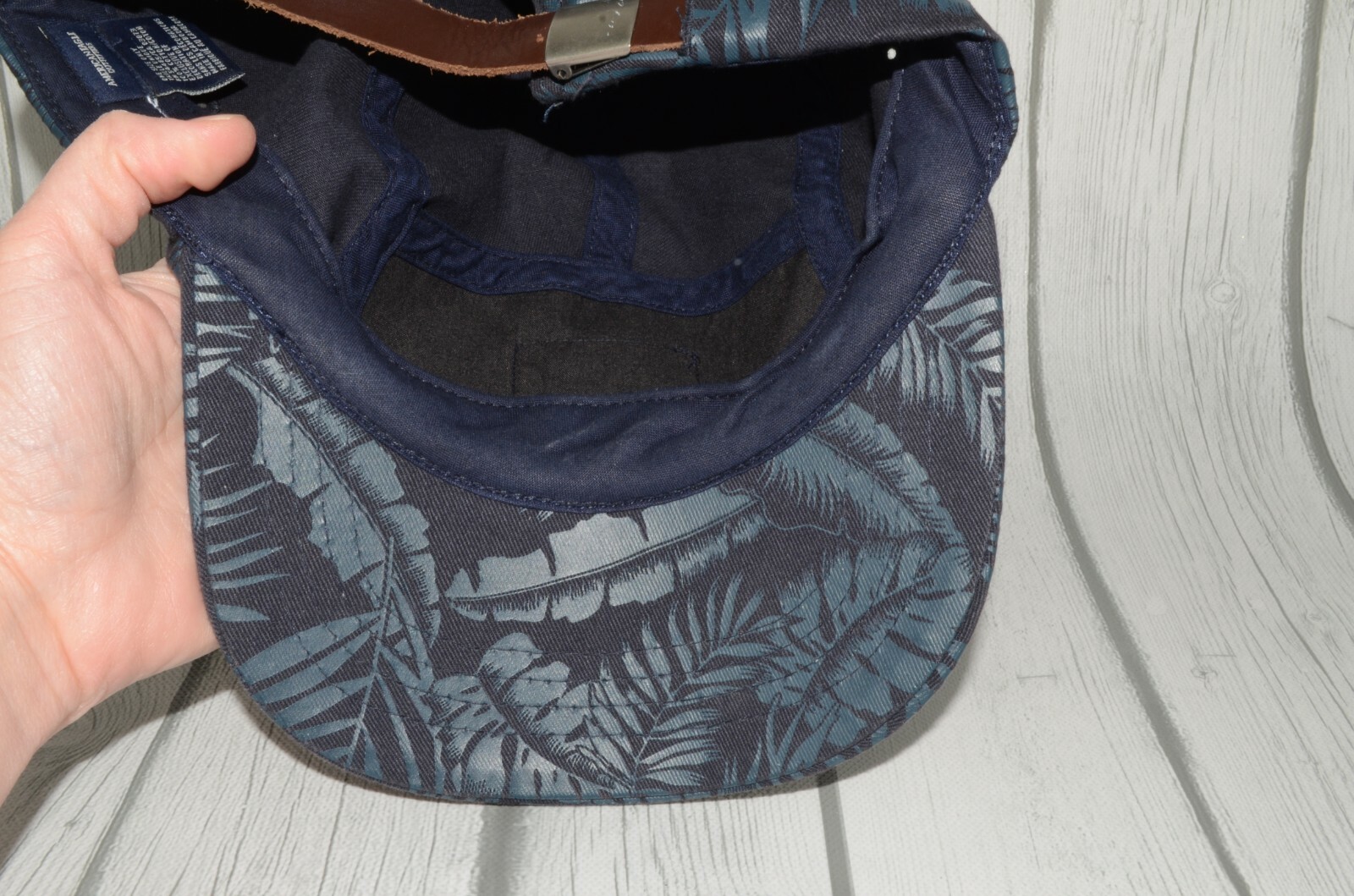 American Eagle Tropical Hat Adjustable Leather St… - image 6