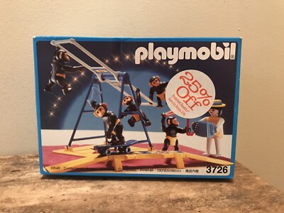 Vintage PLAYMOBIL 3726 ROMANI CIRCUS PERFORMING MONKEYS - New Sealed 1991