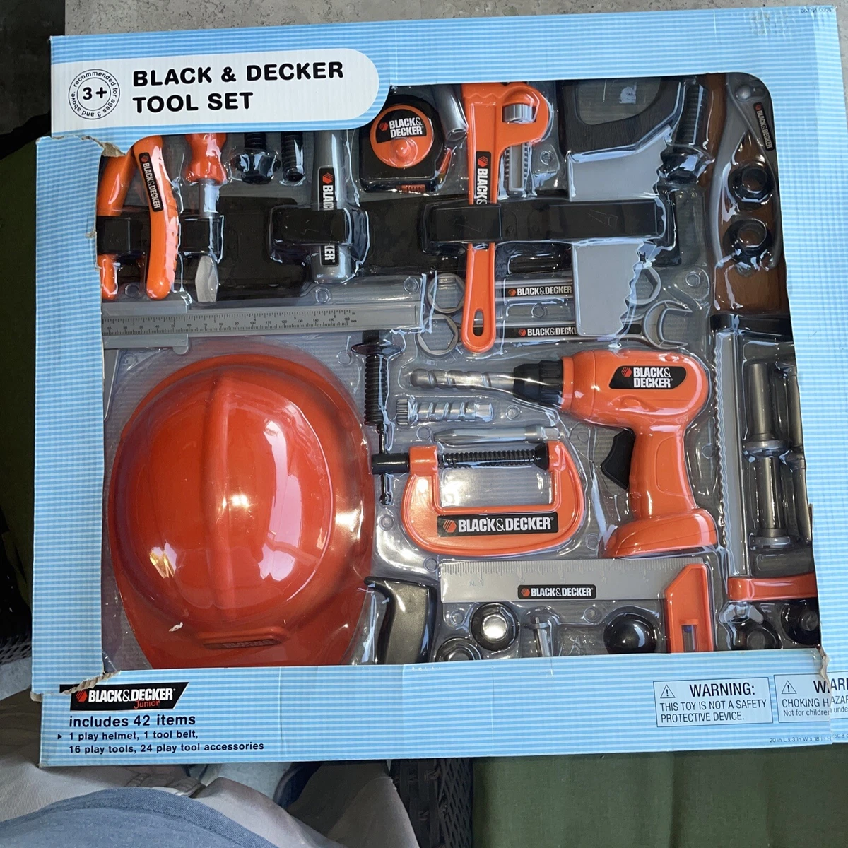 Black & Decker Junior Deluxe Tool Playset