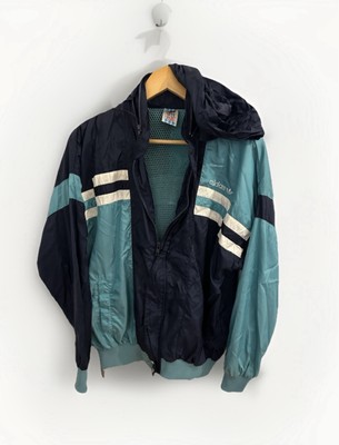 Adidas Windbreaker Jacke Size L    Retro Vintage Track JACKET