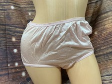 NWOT Vintage Pink Nylon Full Brief Panties Size 6