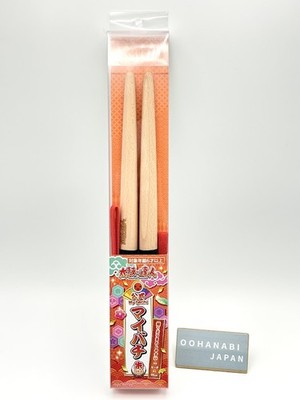 Taiko no Tatsujin Official My bachi stick Red Aka Wood Bandai Made in Japan