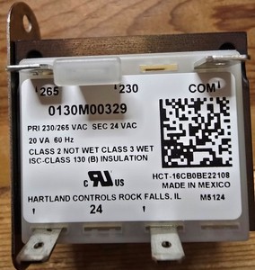 Hartland Controls 0130M00329 Transformer