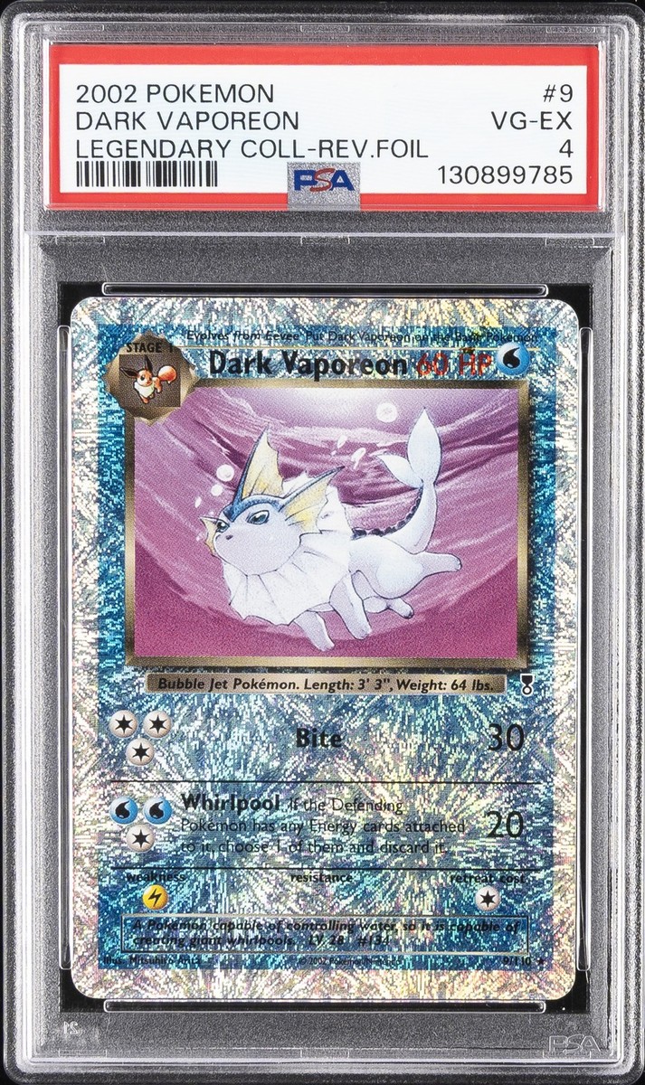 Dark Vaporeon 9/110 Legendary Collection Reverse Holo for sale