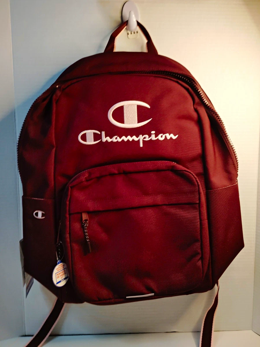 champion supercize burgundy mini backpack BIS 'The Essential Backpack' in Lightly Padded Back Panel Champion Supercize 4.0 Backpack Light
