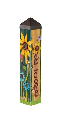 Studio M 20'' Art Pole Peace Garden