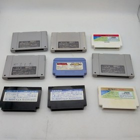 Final Fight Famicom Soft Set with Ninja Ryukenden II, Dragon Ball, Hiey Legend,