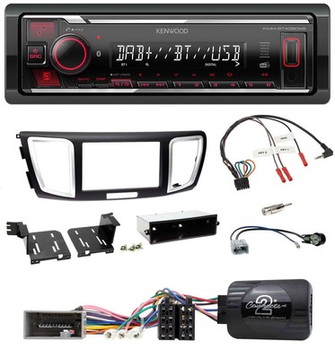 Kenwood Lenkrad Bluetooth USB DAB Autoradio für Honda Accord 2013-2015