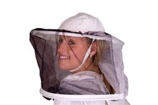 4BEE Imkerhut Schleier Schutz vor Bienenstichen atmungsaktiv stabil Einheitsgröß