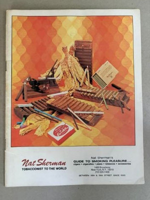 Nat Sherman Guide to Smoking Pleasure Catalog   Cigars Cigarettes pipes tobaccos