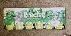 Vintage Tin Advertisement Sign Plant Flower Garden Cottage Retro Shabby Chic