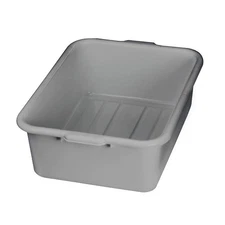 Tablecraft 1537G 21 1/4 in x 15 3/4 in Gray Bus Box
