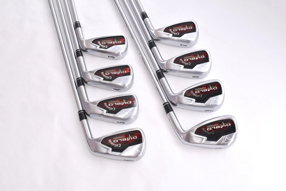 8pcs Callaway DIABLO Forged 3-4-5-6-7-8-9-PW Iron Set N.S.PRO 1100GH UNIFLEX RH - Image 3 of 4