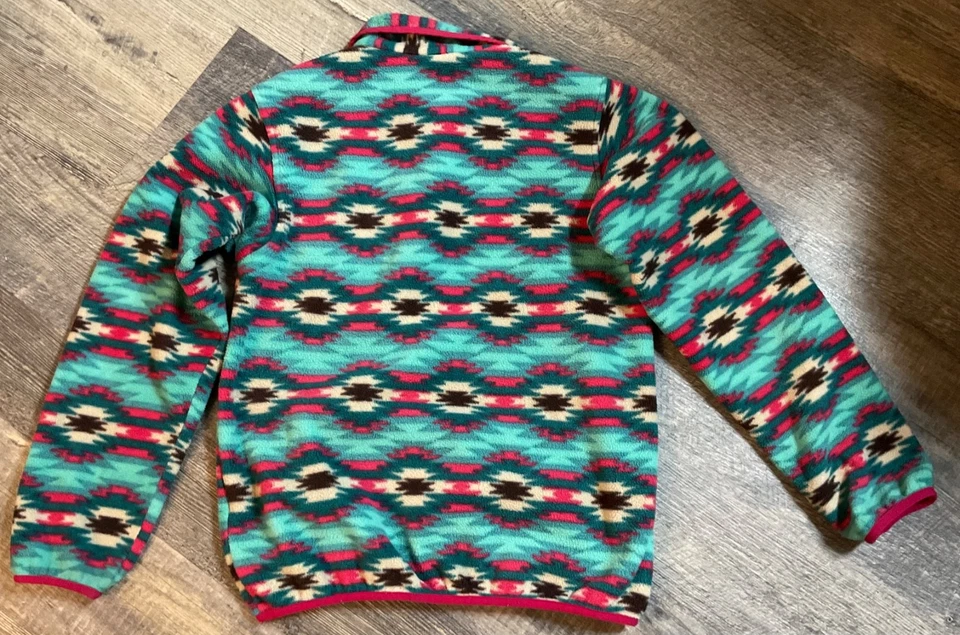 Женский флисовый пуловер Patagonia Synchilla Snap T Southwestern Aztec размер Small - Изображение 3 из 3