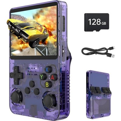 Retro Spielkonsole, Handheld, 3,5 Zoll, 128 GB, 40.000 Spiele, Emulator
