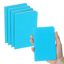 4 Pack A6 Notebook, A6 Journal Mini Notebook Pocket Kraft,Blue