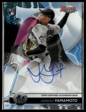 2020 Bowman's Best #B20-JY Jordan Yamamoto Best of 2020 Autographs