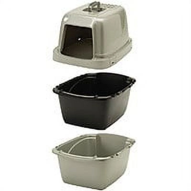 Sartén cerrada para gatos Van Ness CP77, extra grande - fácil limpieza, control de olores Foto 2 de 4