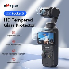 aMagisn HD Tempered Glass Screen Protector For DJI Pocket 3 Camera Accessory