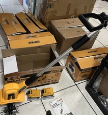 Alloyman 20V Cordless Tiller Cultivator, 360RPM Electric Garden Tiller, with ...