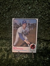 1973 Topps Baseball Don Sutton Los Angeles Dodgers Card #10
