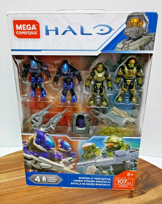 NEW MEGA CONSTRUX Halo SPARTAN-IV Team Battle Building Block Set GCM37 106 Pcs
