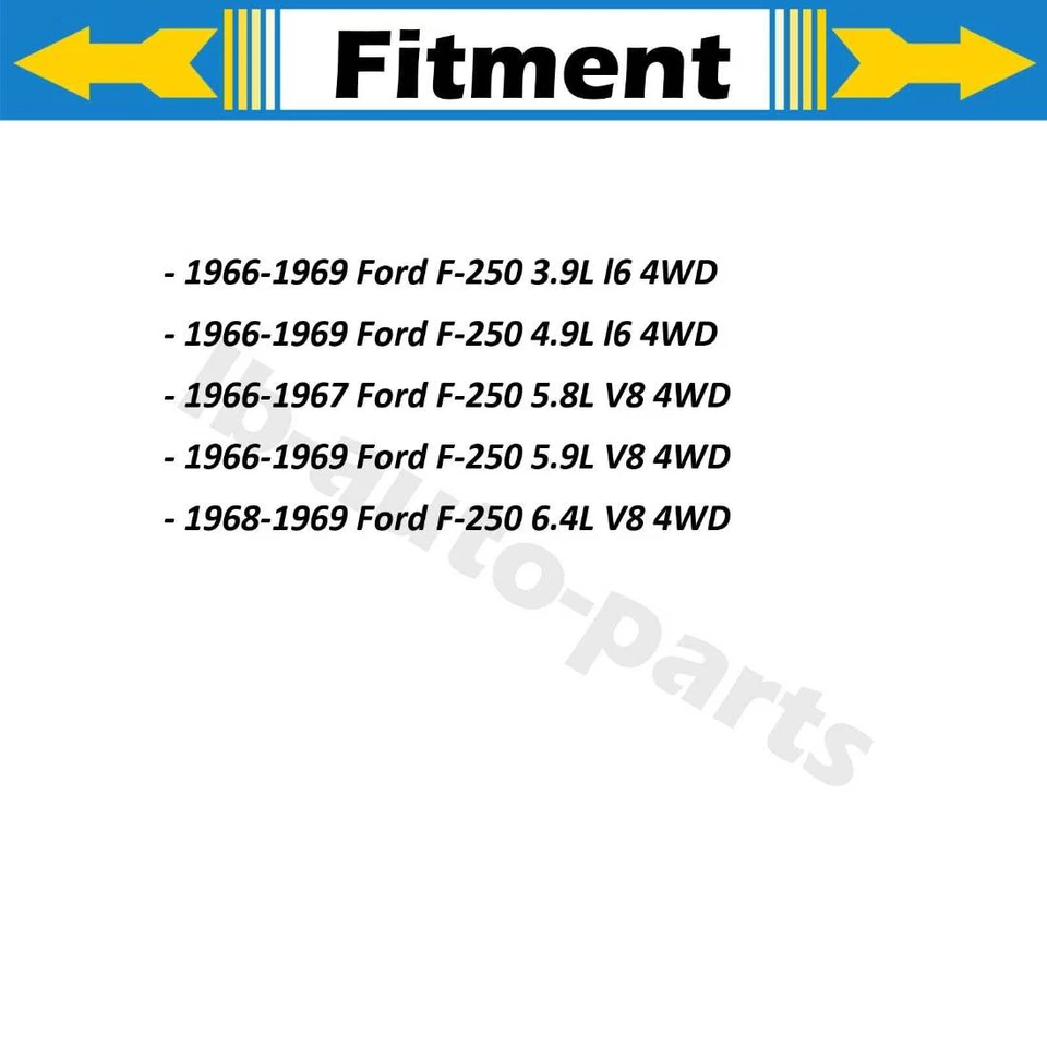 Cilindro de rueda de freno delantero Dorman 2x para Ford F-250 1966 1967 5,8 L 4x4 Foto 2 de 4