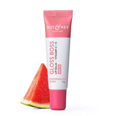 Dot & Key Gloss Boss Brightening Lip Balm Vitamin C + E SPF 50 + Watermelon Cool