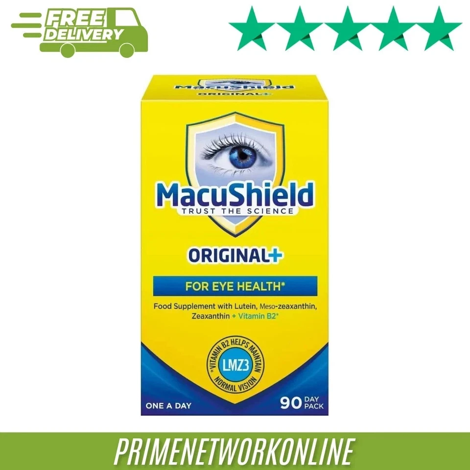 MacuShield Original+ Eye Health Capsules – 90 Pack 100% ORIGINAL ⭐⭐⭐⭐⭐