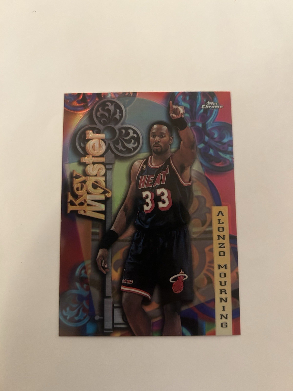 1997-98 Topps Chrome - Season's Best Key Master Alonzo Mourning #24 Refractor