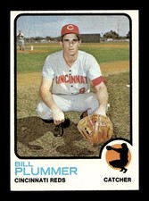1973 Topps #177 Bill Plummer Reds NEAR MINT *8g