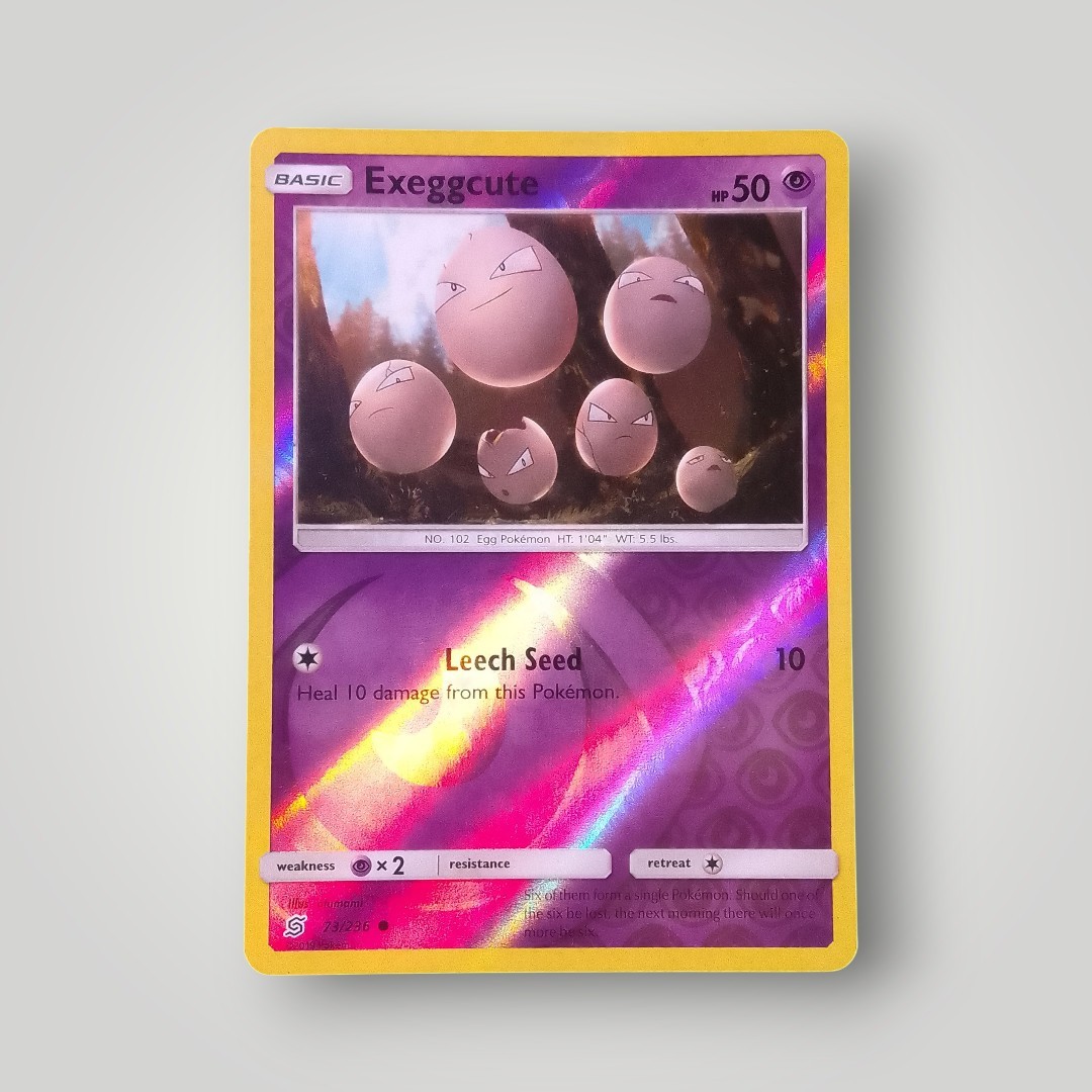 • EXEGGCUTE 73/236 | ⚫ | Reverse Holo | UNIFIED MINDS | Pokemon Card | NM •