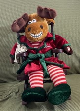 Dan Dee Animated Singin Moose Grandma Got Run Over By A Reindeer LAST CHANCE BUY