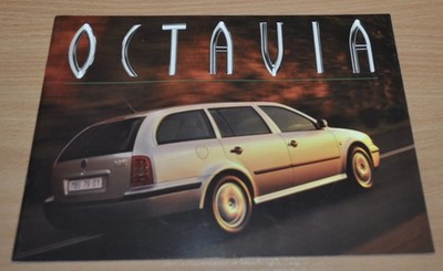 Skoda Octavia Combi Car Brochure Prospekt Russian Edition