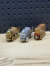 Thomas  Friends Wooden Railway Train- 60 Year Lot Gold Silver Percy Diesel