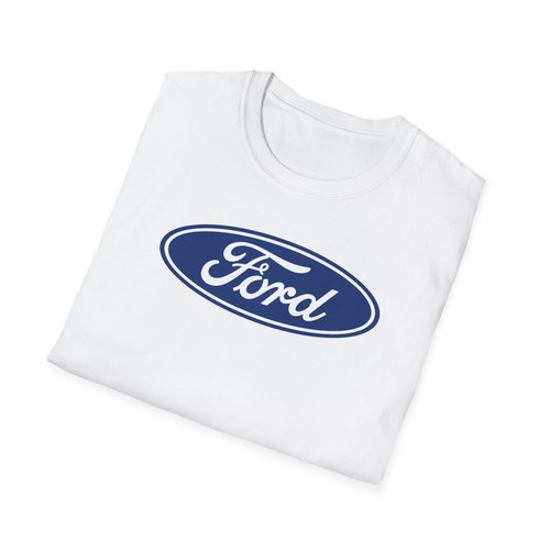 Retro Car Logo Tee, Ford Blue Oval Shirt, Vintage Auto Racing Top, Unisex - Picture 13 of 65