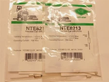 2 NTE NTE8213 15A Thermal Cut-Offs , Opening Temp +216°C +421°F 120/250VAC