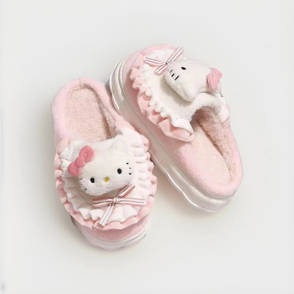 Hello Kitty And Friends Kawaii Sanrio Slippers Sizes (6.5-10.5 US Women’s) Gift - Image 2 of 2