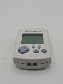 Sega Dreamcast VMU Visual Memory Unit White HKT-7000 Memory Card New Batteries