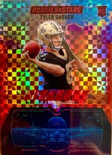 TYLER SHOUGH ROOKIE AIRBORNE RED PLAID PRIZM - 2025 ROOKIES & STARS #20