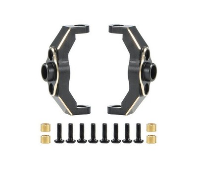Brass Alloy Caster Blocks (2) 6g Each for Traxxas 1/18 TRX-4M Scale RC Crawler
