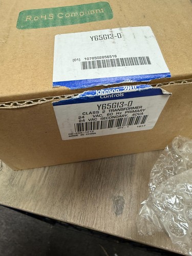 Johnson Controls Y65G13-0 Trasformatore Classe 2 NUOVO - Foto 2 di 6