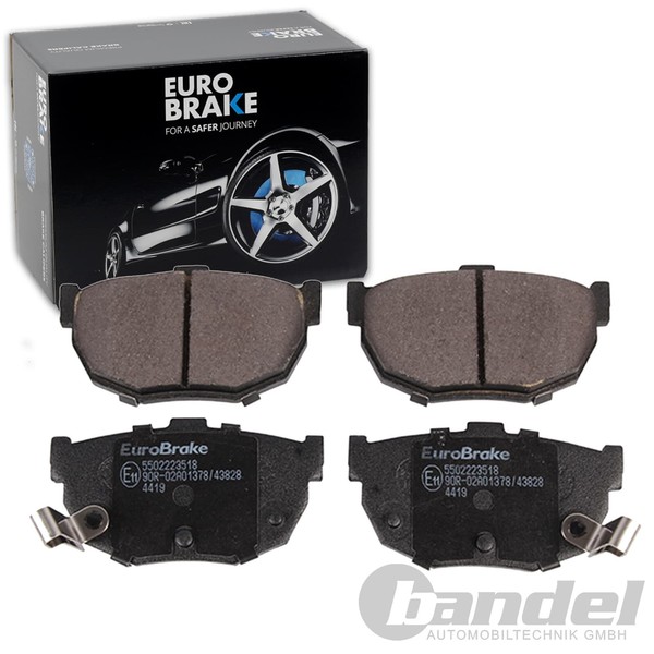 Eurobrake BremsbelÄGe Satz Hinterachse Passend FÜR KIA Cerato Bremsen |-image