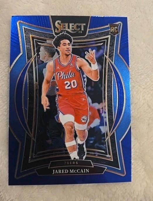 2024-25 Select Jared McCain Concourse RC Blue Retail Rookie #82 76ers