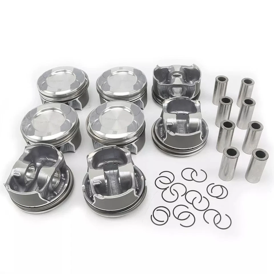 Pistons & Rings Set for Mercedes-Benz X166 W221 W222 M278 GL500 S500 2011-2019 Foto 4 de 4