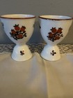 Lot Of 2 Double Egg Cup Holders Z.S. & Co. Bavaria Floral — photo 1